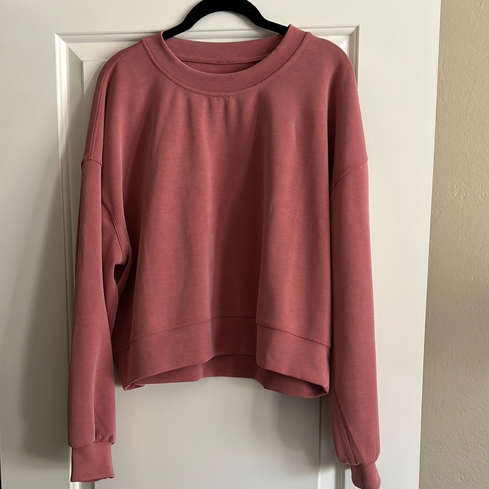 Lululemon Softstreme cropped Relaxed Sweatshirt